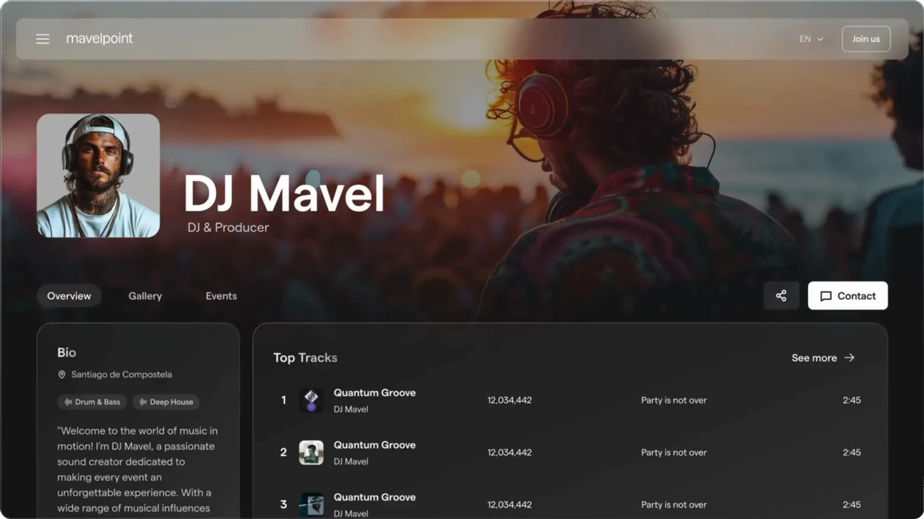 Mavelpoint web